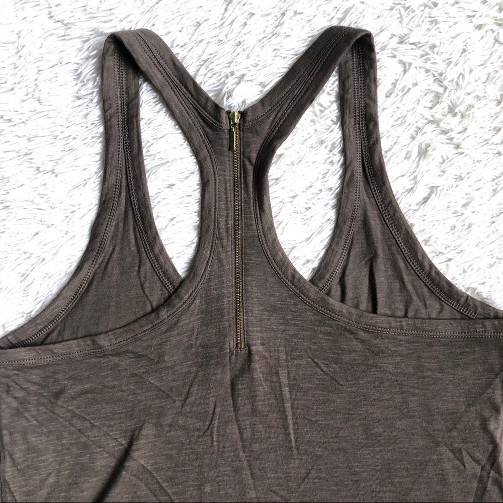 Banana Republic Racerback Tank with Exposed Zipper - Picture 3 of 7